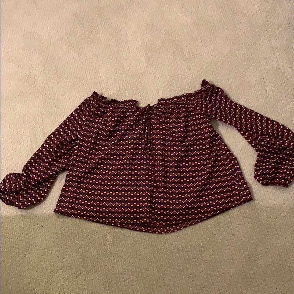 JOA Los Angeles off the shoulder top